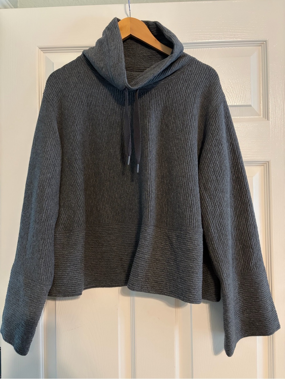 Lululemon Retreat Yourself Pullover Sweater Heathered Core Dark Grey M/L